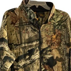 BROWNING WINDSTOPPER CAMO ZIPPER CLOSURE XCHANGE SYSTEM JACKET SE XL/TG